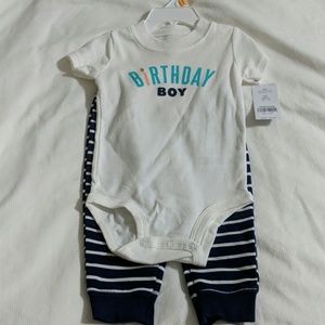 COPY - Carter's 12 month birthday boy 2 piece set